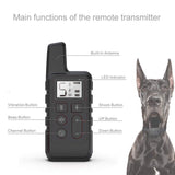Wireless Dog Training Collar with Remote -500-Yard Range,Waterproof,Rechargeable,Adjustable for Small and Large Dogs - Front View