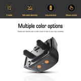 Reflective Dog Collar with Adjustable Strap and Durable Buckle,High Visibility for Night Safety - Top-Down View