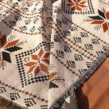 2pcs pack set 180*260cm Bohemian Picnic Blanket, Waterproof Camping Blanket, Outdoor Rug for Camping, Picnic, Beach - Side View