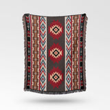 2pcs pack set 180*300cm Bohemian Picnic Blanket, Waterproof Camping Blanket, Outdoor Rug for Camping, Picnic, Beach - Front View