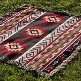 2pcs pack set 180*300cm Bohemian Picnic Blanket, Waterproof Camping Blanket, Outdoor Rug for Camping, Picnic, Beach - 45-Degree Angle