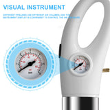 Powerful Air Drain Blaster Plunger for Toilet, Sink, and Floor Drains - Side View