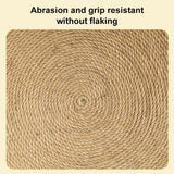 Strawberry-Shaped Cat Scratcher Bed - Fun Sisal Pad for Cats 40*40*10cm - Top-Down View