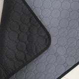 2 PCS Washable Waterproof Pet Pad-Non-Slip, Absorbent, Reusable Mat for Dogs and Cats  M(70*50cm) - Side View