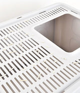 Foldable Cat Litter Box with Pull-Out Tray -Easy Cleaning and Anti-Splash Design  Pink 51*41*38cm - Extra Image