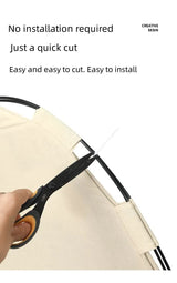 Outdoor Cat House,Pet Tent -Windproof and Dustproof Shelter for Small Pets, Grey, Size: M  40*40*37cm - Top-Down View