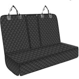 Universal Waterproof Dog Car Seat Cover with Non-Slip Backing - Pet Travel Protection Mat - Front View