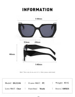 Bold Oversized Multicolor Gradient Sunglasses | UV400 Designer Fashion Shades