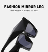 Tortoiseshell Oversized Sunglasses | UV400 Retro Chic Eyewear for Women - Side View