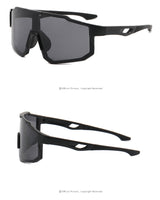 New sports sunglasses men's and women's cycling sunglasses dazzling sunglasses - Top-Down View