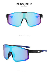 New sports sunglasses men's and women's cycling sunglasses dazzling sunglasses - Side View