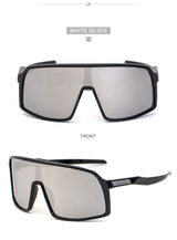 Cycling Sunglasses: Conquer the Road with Style and Protection silver colors - Front View