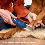 3-Speed Dog Nail Grinder - Quiet, Safe & Painless Trimming for All Pets - Front View