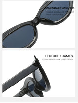 Retro Cat-Eye Sunglasses - Stylish Red Vintage Frames for Women - 45-Degree Angle