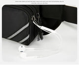 Water-Resistant Running Waist Pack with Bottle Holder - Adjustable Fitness Belt for Men - 45-Degree Angle