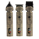 Vintage Electric Hair Trimmer & Multi-Grooming Kit with Precision Attachments YYT-631 - Front View