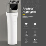 Rechargeable Hair Trimmer - Professional Cordless Grooming Kit - Front View