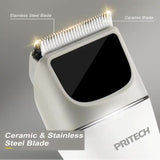 Rechargeable Hair Trimmer - Professional Cordless Grooming Kit - Side View