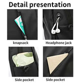 Multifunctional Crossbody Chest Bag | Stylish and Practical Shoulder Backpack for Everyday Use (Gray) - 45-Degree Angle