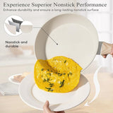 YEJ 12-Piece Non-Stick Complete Cookware Set | Pots, Pans & Utensils (Black)