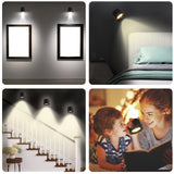 Touch-Control LED Night Light with 3 Brightness Levels & 3 Color Temperatures - Adjustable Stepless Dimming for Home & Office - Top-Down View