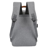 3-Piece  Gray Travel Backpack Set - Stylish Multi-Functional Backpack, Shoulder Bag & Pouch for Men & Women - 45-Degree Angle