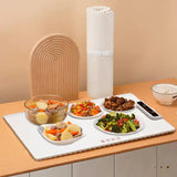 Electric Food Warmer Heating Plate - Large Surface Buffet Warmer with Adjustable Temperature Control - Front View