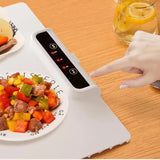 Electric Food Warmer Heating Plate - Large Surface Buffet Warmer with Adjustable Temperature Control - Side View