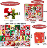 Christmas Advent Calendar 1008-Piece Puzzle | Santa's Village Holiday Countdown GL-117 - Front View