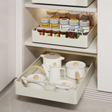 Kitchen Cabinet Pull-Out Organizer,Drawer storage box - Soft-Close, Noise-Free Sliding Drawer (43x25