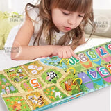 Interactive Busy Book Set - 2-pack of educational activity books for preschoolers on transport and animals - Side View