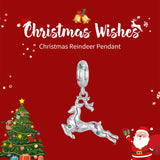 Sterling Silver Christmas Snowman Charm - Festive Christmas Pendant with Colorful  Accents(weighs approximately 2g) - Front View