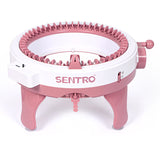 Sentro Knitting Machine - DIY Loom for Hats, Scarves, and More | 40 Needle Knitter for Kids & Adults - Front View