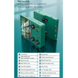 X6 Black Handheld Gaming Console - 3.5-Inch HD Screen, Dual Joysticks, Multi-Emulator Support, 32GB Storage - Front View