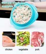 2pcs blue New Chicken Shredder - Effortless Chicken Breast Shredding Tool for Meal Prep and Baby Food - Front View