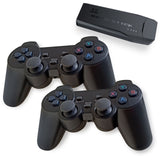 (M8 64G Built-in 20000+Games) 4K Wireless Retro HDMI Video Game Console with Dual Controllers - Supports Multiple Emulators - 45-Degree Angle
