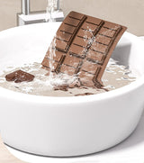 (5 PCS )YH913 Silicone Chocolate Bar Mold - BPA-Free, Heat-Resistant, Non-Stick Baking Tray, Measures 25.8 cm x 17 cm x 1.5 cm - Top-Down View