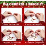 M-21 Christmas Jewelry Advent Calendar - DIY Charm Bracelet Kit with 24 Days of Surprises - Front View