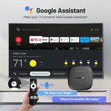 Android TV Express 8K+ Streaming Box - Ultra HD Android 13.0, 2G+8G with Voice Bluetooth Controller - Rear View