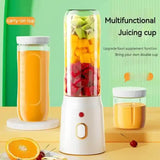 Portable Rechargeable Blender - 450ml High-Speed Personal Smoothie Maker - Side View