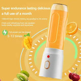 Portable Rechargeable Blender - 450ml High-Speed Personal Smoothie Maker - Top-Down View