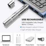 2PCS USB Rechargeable Multifunctional Laser Pointer for Cats - Interactive Toy with Star and Butterfly Patterns - Side View