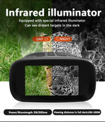 Black Digital Night Vision Binoculars - 3.0'' IPS Screen, 10X Optical Zoom, 2.5K Video Recording, Infrared, image 4