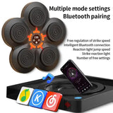 Smart Interactive Boxing Target Wall Pad with Boxing Gloves for Adult - LED Training Board with Bluetooth Music and Adjustable Speed - 45-Degree Angle