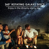 High-Definition Focusable Starry Galaxy Projector Lamp - Creative Bedroom Mood Light with 13 Film Slides (Black) - Side View