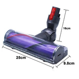 Replacement Electric Floor Brush Head for Dyson V7 V8 V10 V11 - Turbo Direct Drive Vacuum Accessory - Side View
