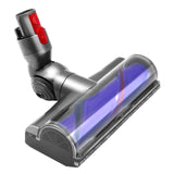 Replacement Electric Floor Brush Head for Dyson V7 V8 V10 V11 - Turbo Direct Drive Vacuum Accessory - Top-Down View