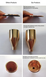 Minimalist Silver Metal Candle Holder Set - 3-Piece Romantic Candle Cup Set for Living Room Decor, Elegant Dinner Table Accent - Top-Down View