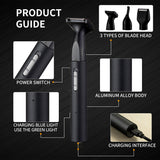 3-in-1 Women's Hair Removal Trimmer - Intimate Grooming & Shaving Kit for Smooth Skin - Front View