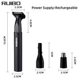 3-in-1 Women's Hair Removal Trimmer - Intimate Grooming & Shaving Kit for Smooth Skin - Top-Down View